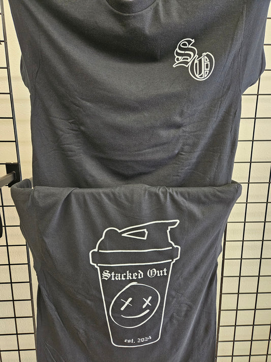 Stacked Out blender bottle shirt